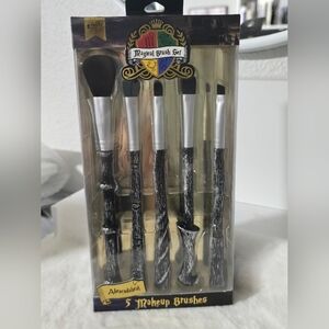 Wizard Magical Makeup Brush Set | 5 Piece Wand Style Brushes | New